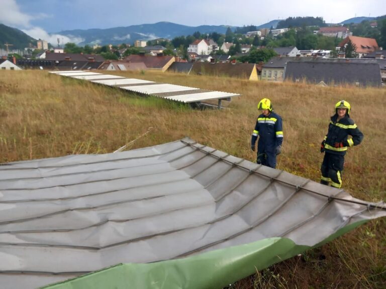 Mehr über den Artikel erfahren Unwetter über Mürzzuschlag