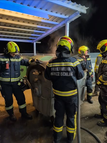 Mehr über den Artikel erfahren Morgendlicher Mistkübelbrand